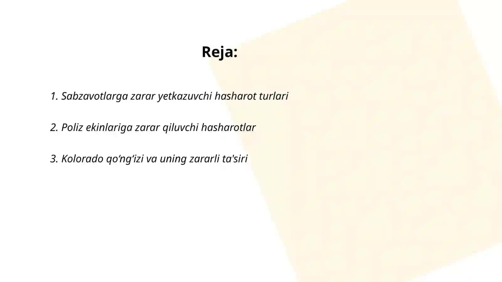 Hasharotlar haqida 2