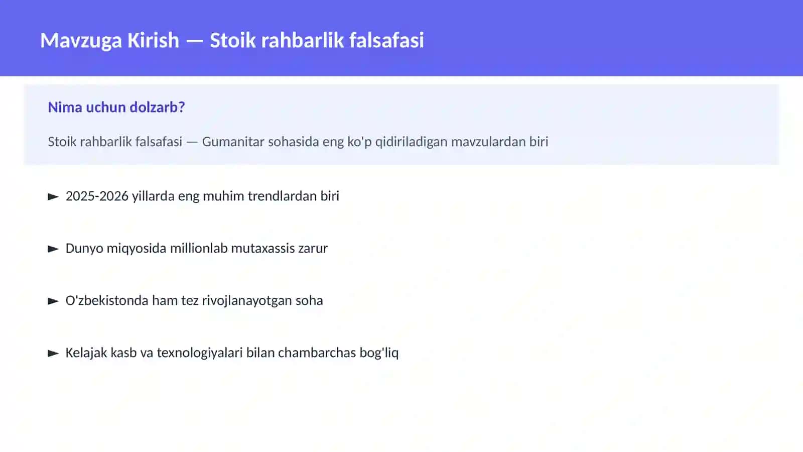 Stoik rahbarlik falsafasi 2