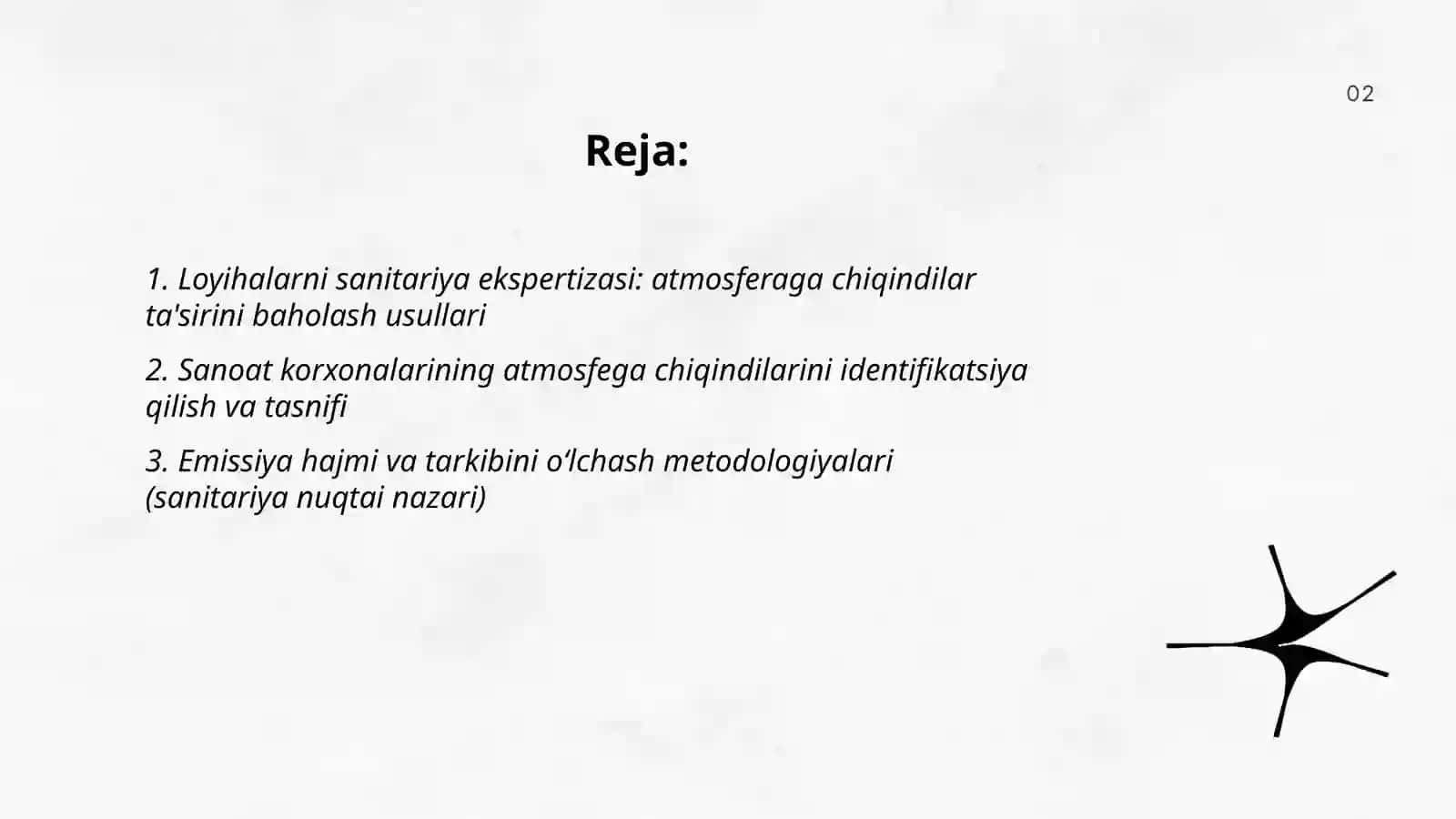 Loyihalarni sanitariya ekspertizasi 2