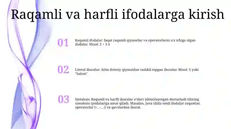 Sonli Va Harfiy Ifoda 2