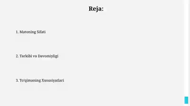 Sut sifatiga xulosa bering 2