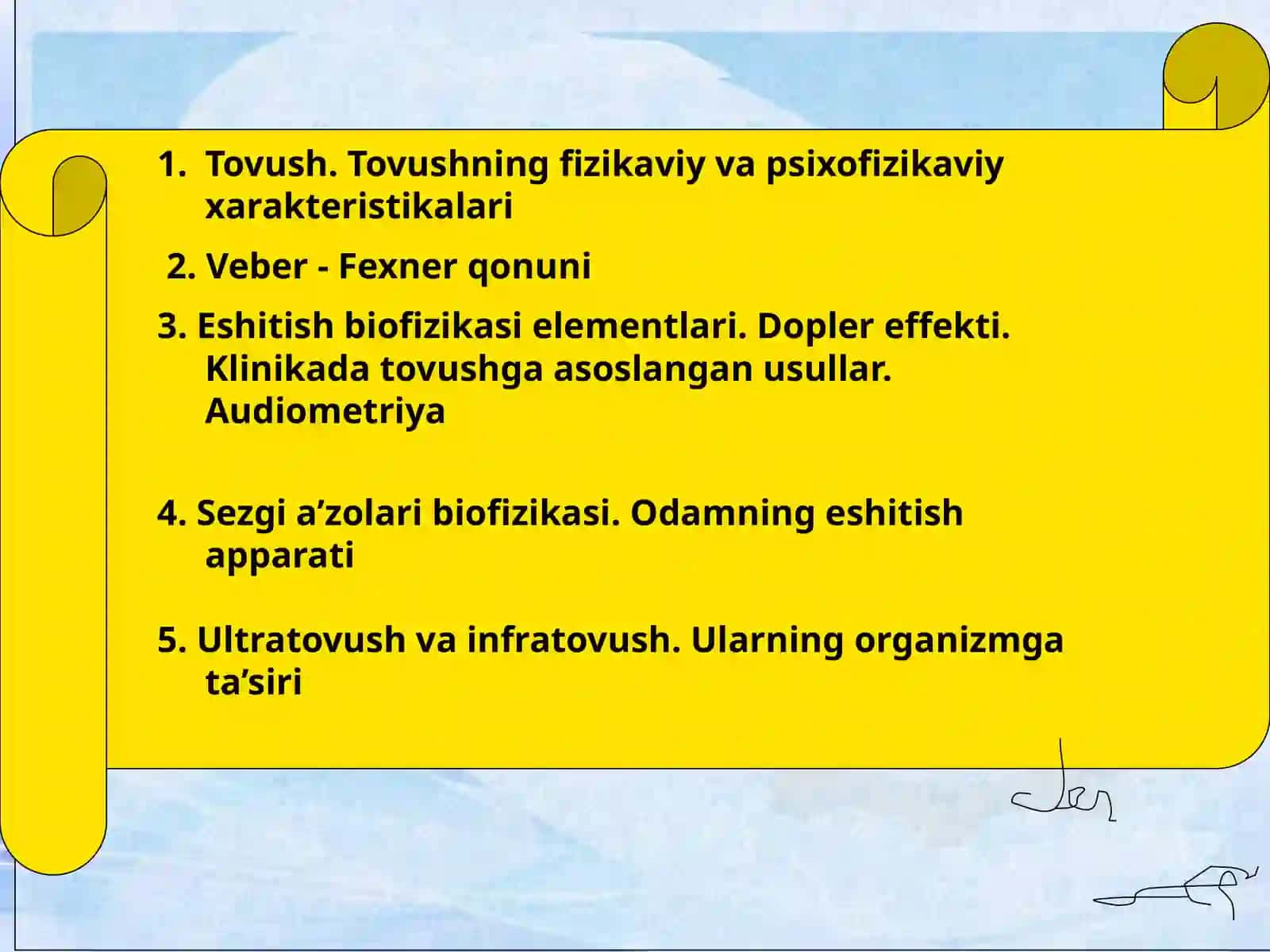 Akustika asoslari Tibbiyotda tovushdan foydalanish 2