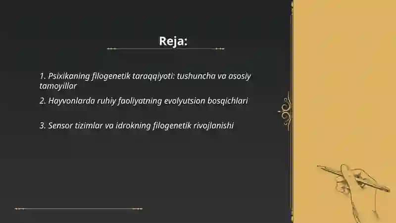 Psixikaning filogenetik taraqqiyoti 2