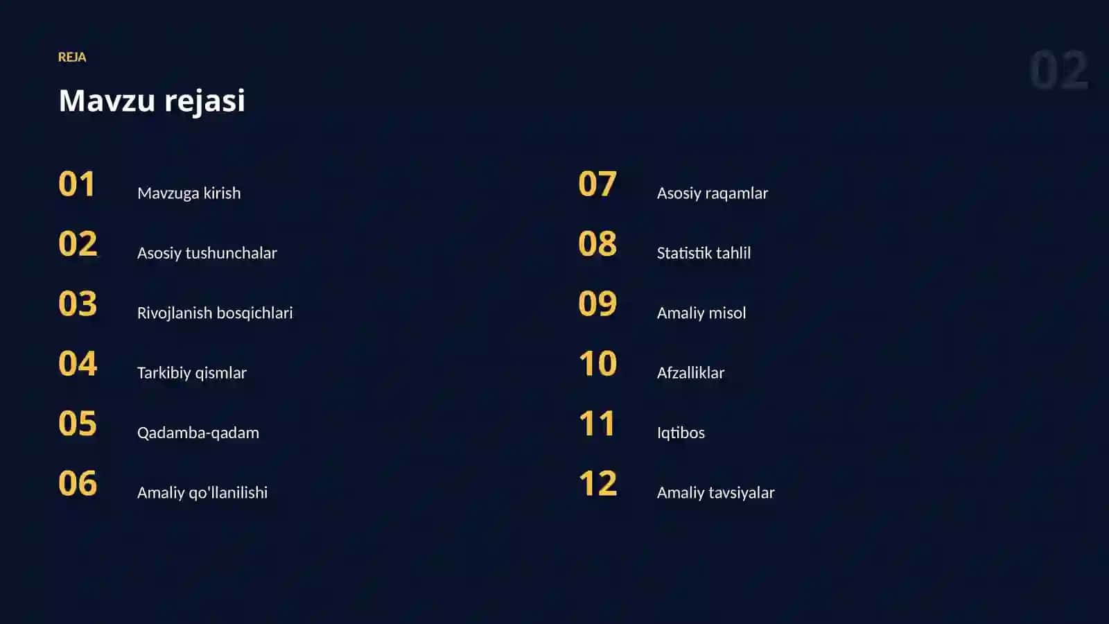 Sun'iy intellekt bo'yicha amaliy taqdimot 2