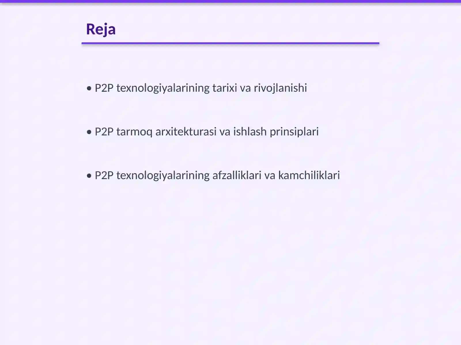 P2P texnologiyalari 2