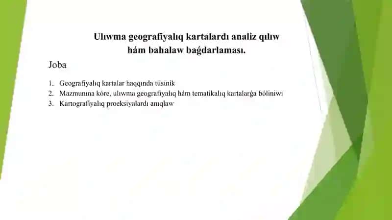 Geografiyalıq kartalar 2