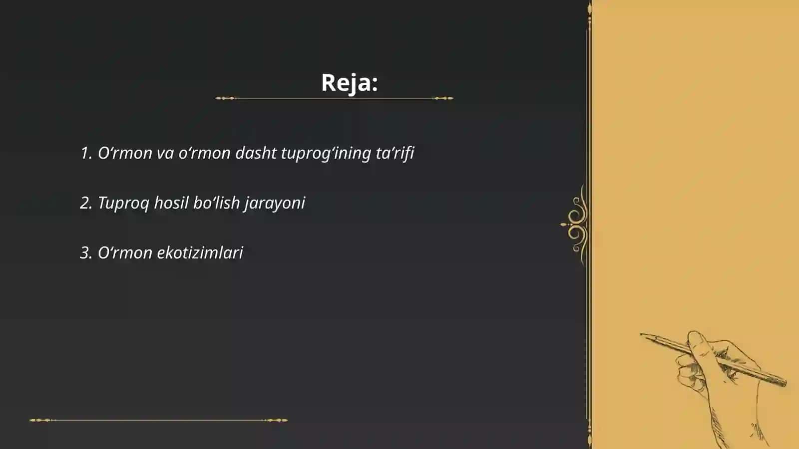 Oʻrmon va oʻrmon dasht tuproqlari 2