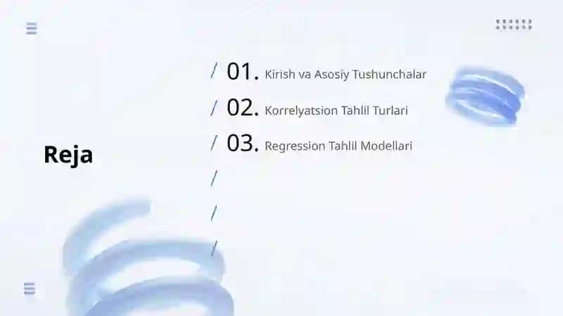 Korrelyatsion-Regression Tahlil: Asoslar va Amaliyot 2