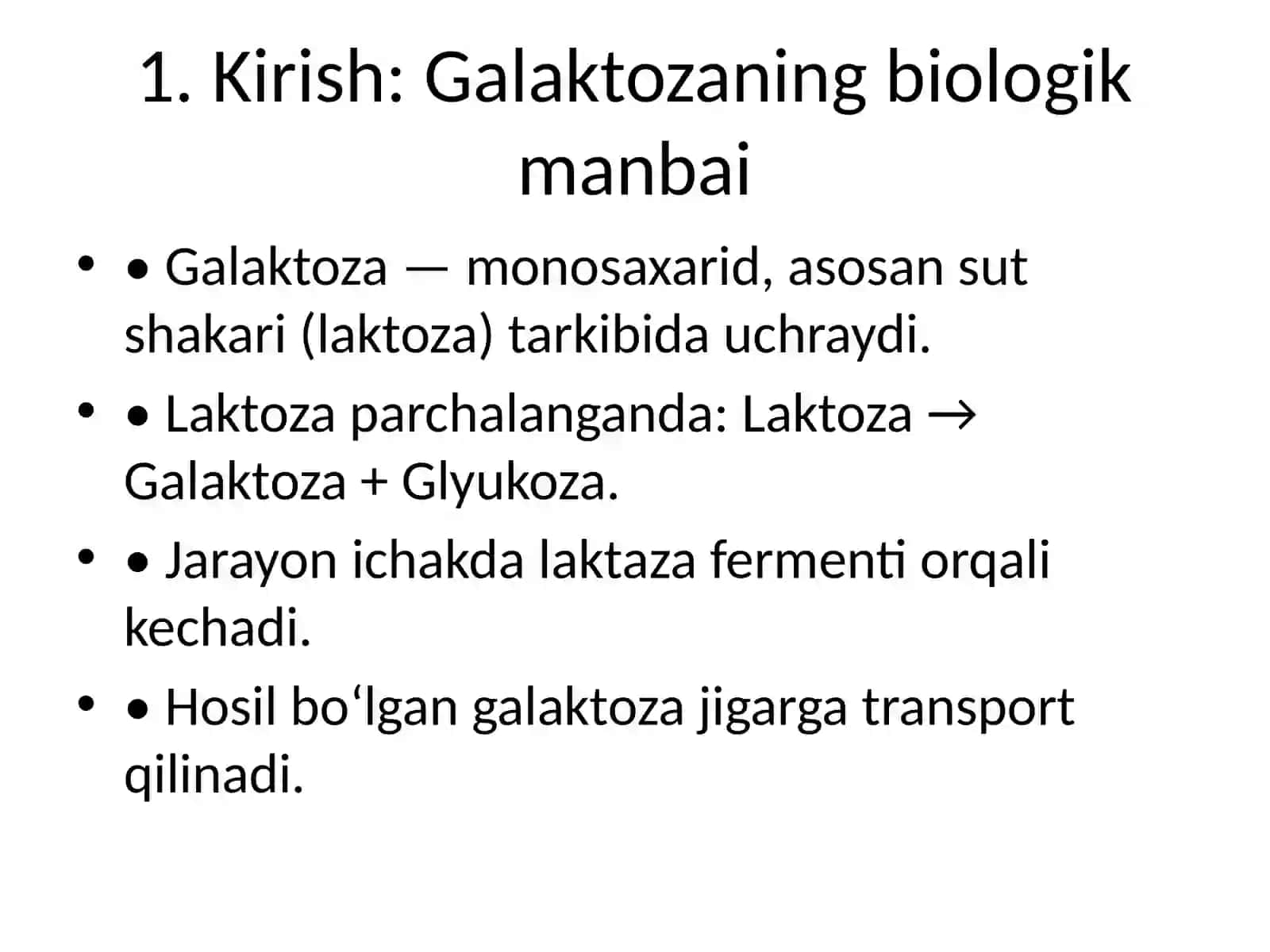 Galaktoza metabolizmi 2