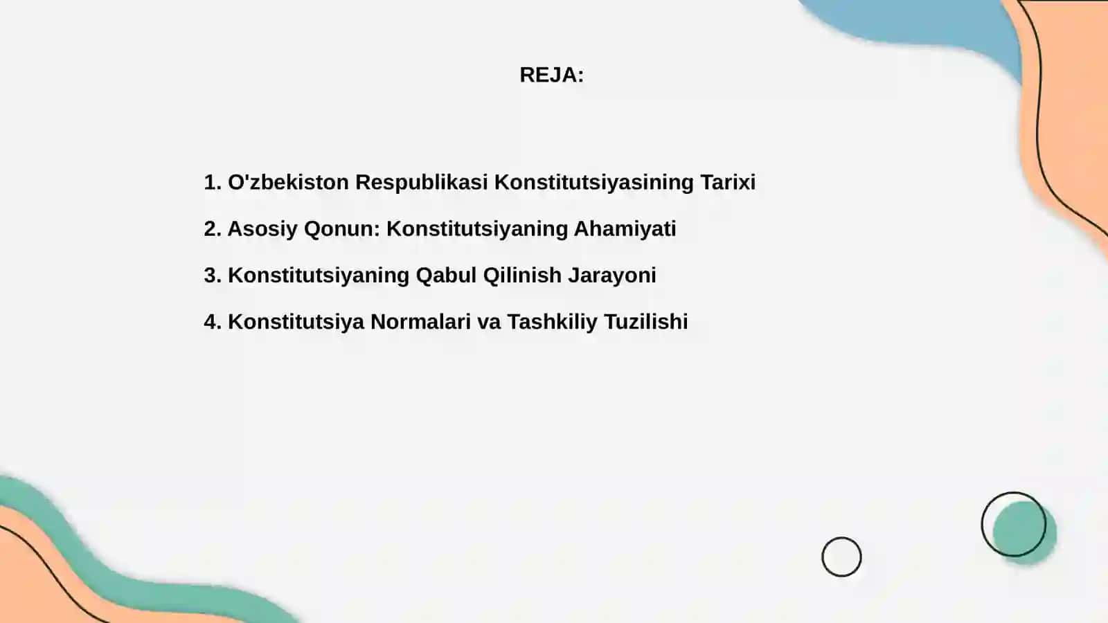 O'zbekiston Respublikasi Konstitutsiyasining qabul qilinishi 2