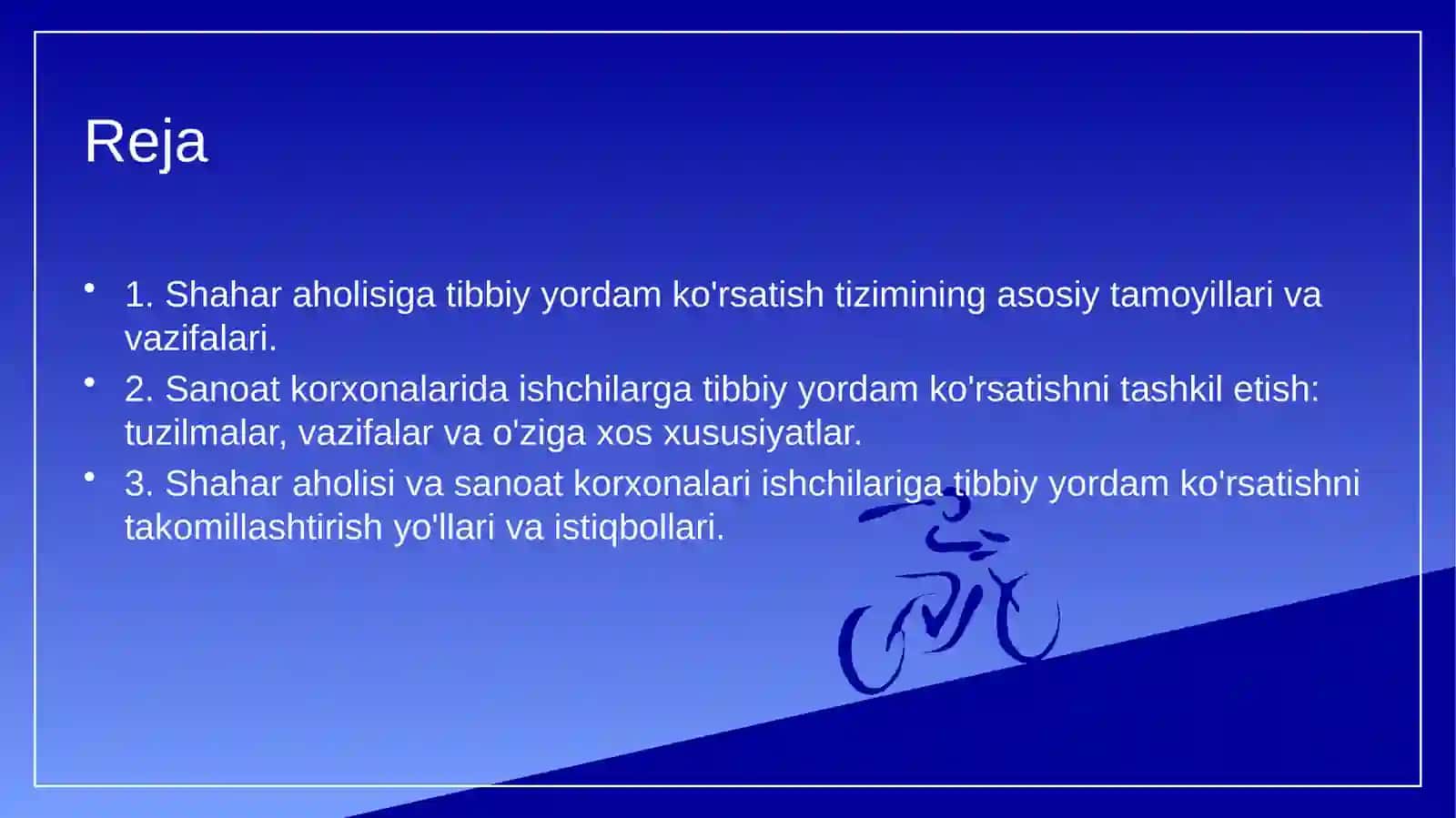 Shahar Aholisiga Tibbiy Yordam 2