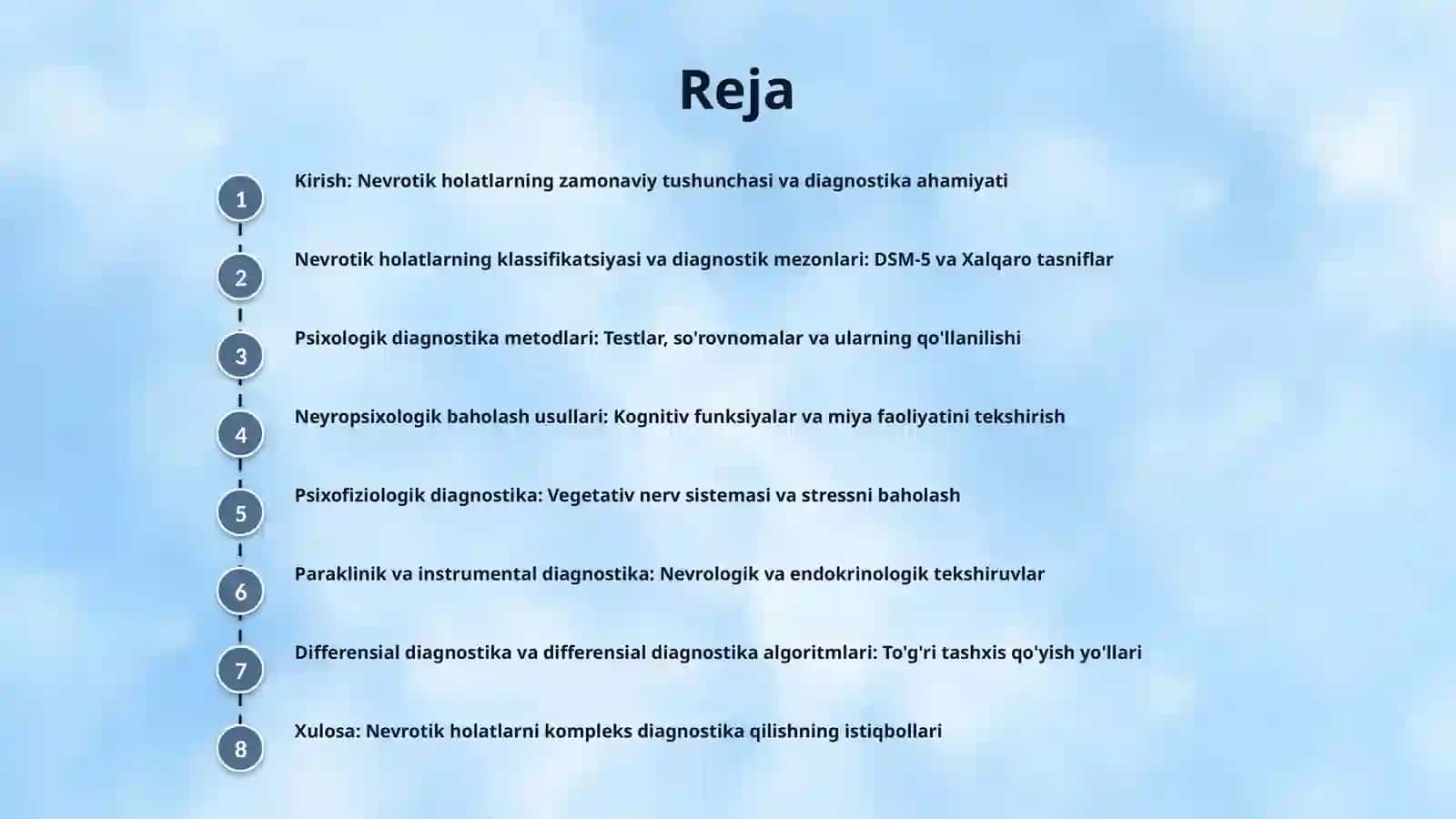 Nevrotik holatlarni diagnostika metodikalari 2