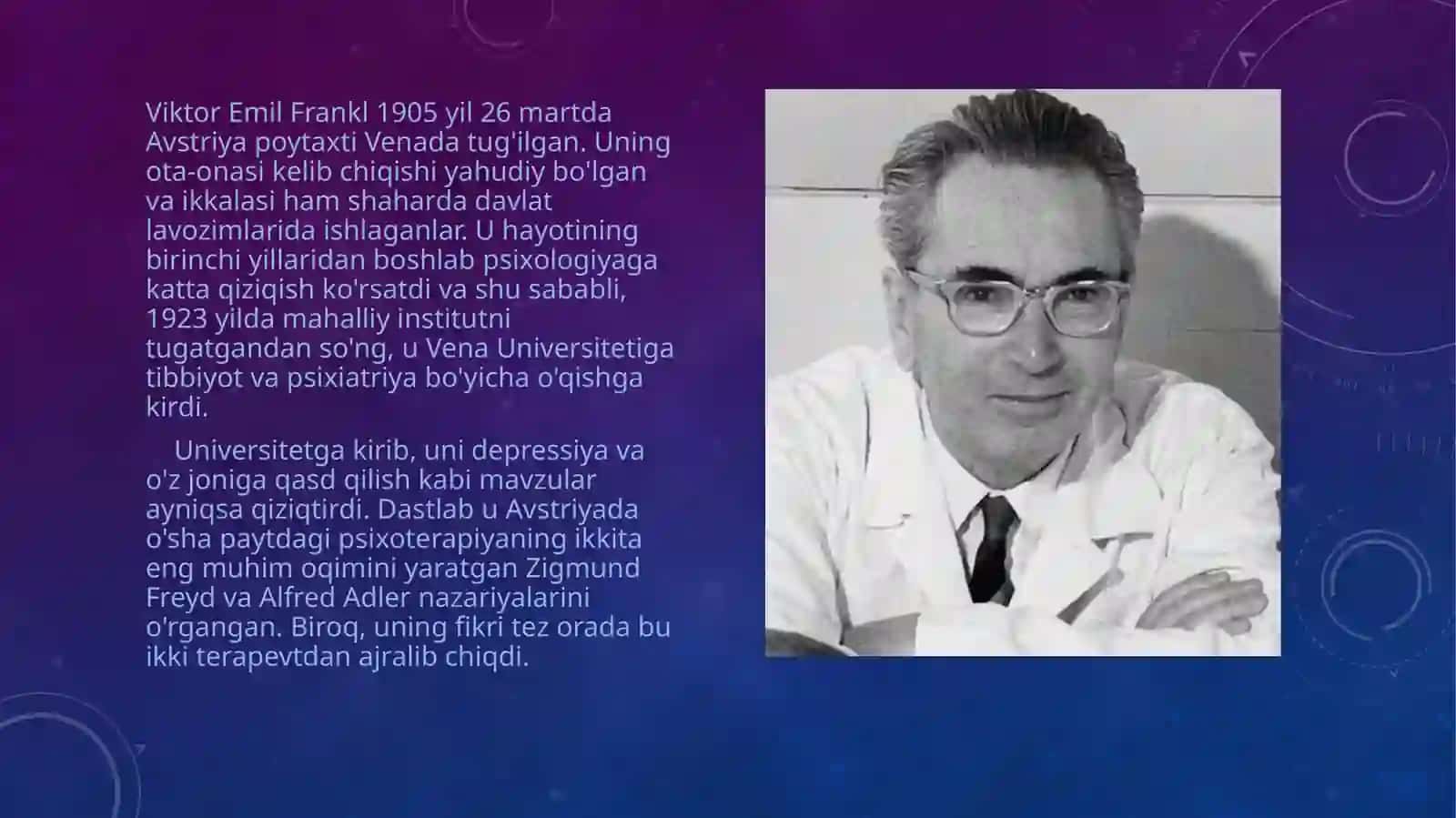 Viktor Franklning shaxs nazariyasi 2