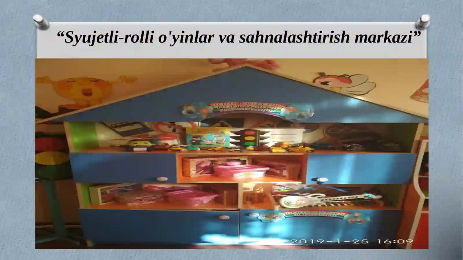 Syujetli-rolli o'yinlar va sahnalashtirish markazi 2
