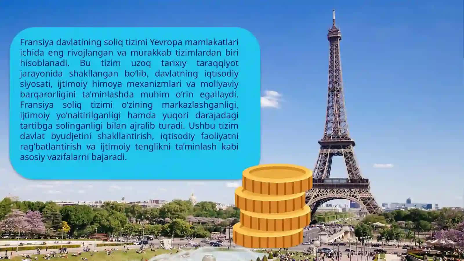 Fransiya davlatining soliq tizimi (tayyor prezentatsiya PPTX) 2