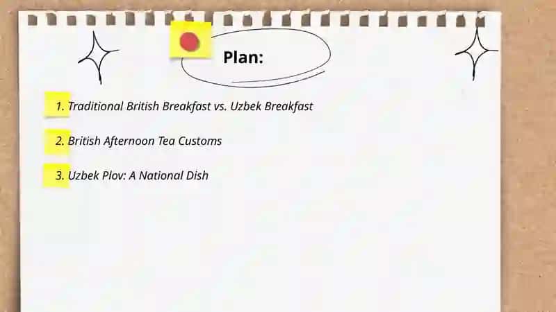 British and Uzbek national food 2