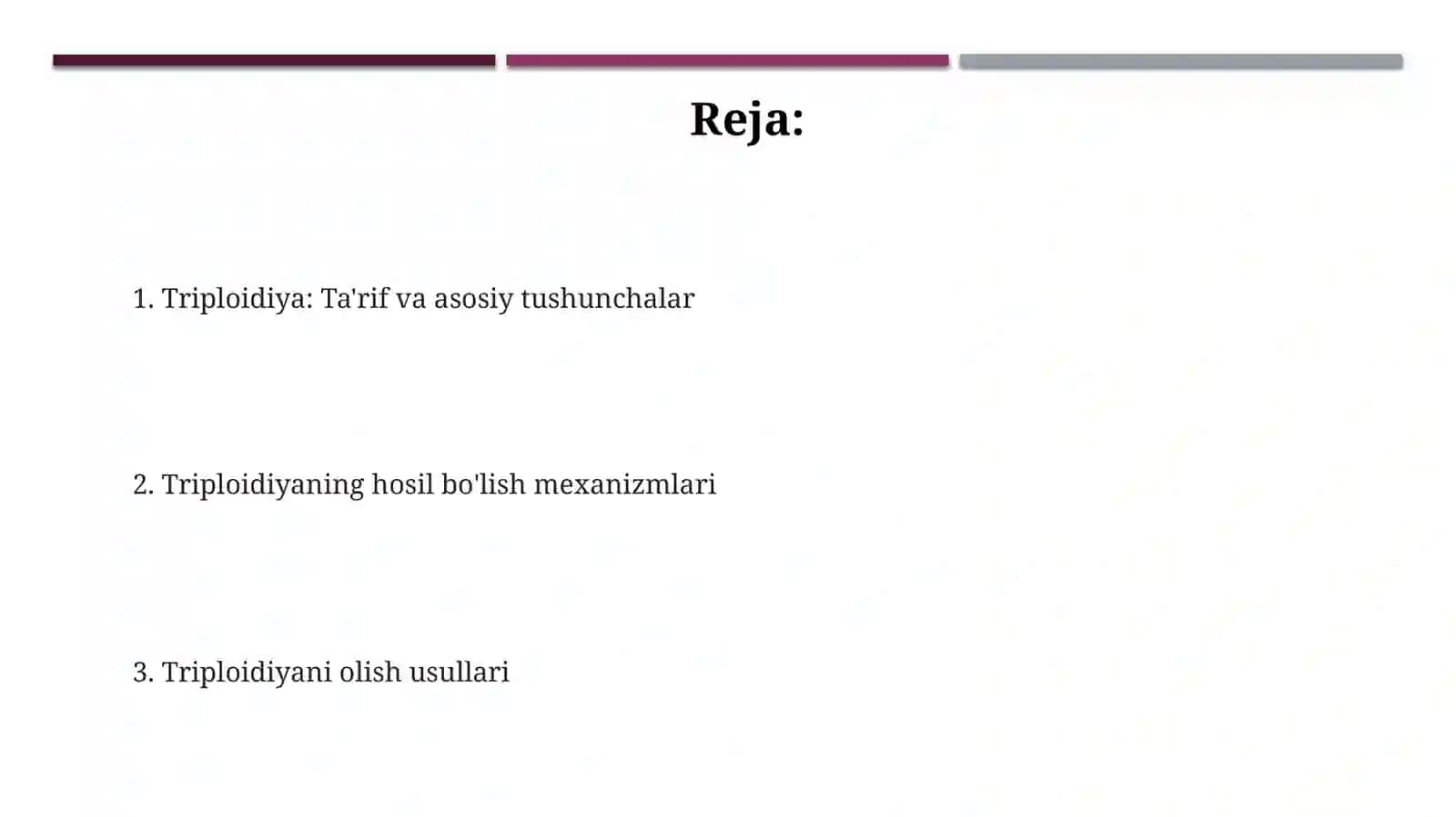 Triploidiya: Ta'rif va Asosiy Tushunchalar 2