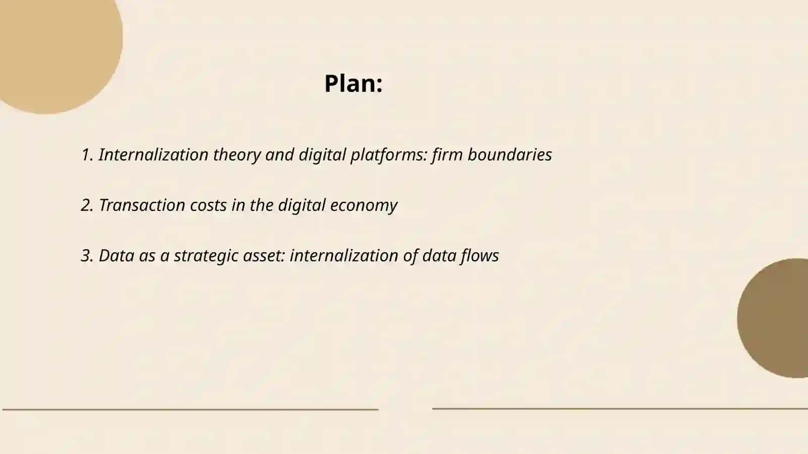 Internalization theory for the digital economy 2