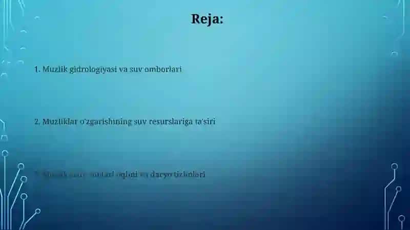 Muzliklarninggidrologikahamiyati 2