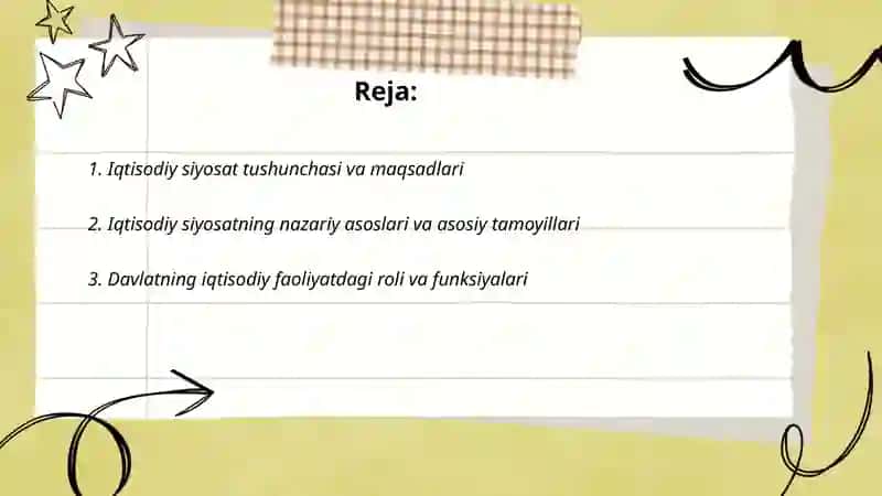 Iqtisodiy siyosatning nazariy asoslari 2