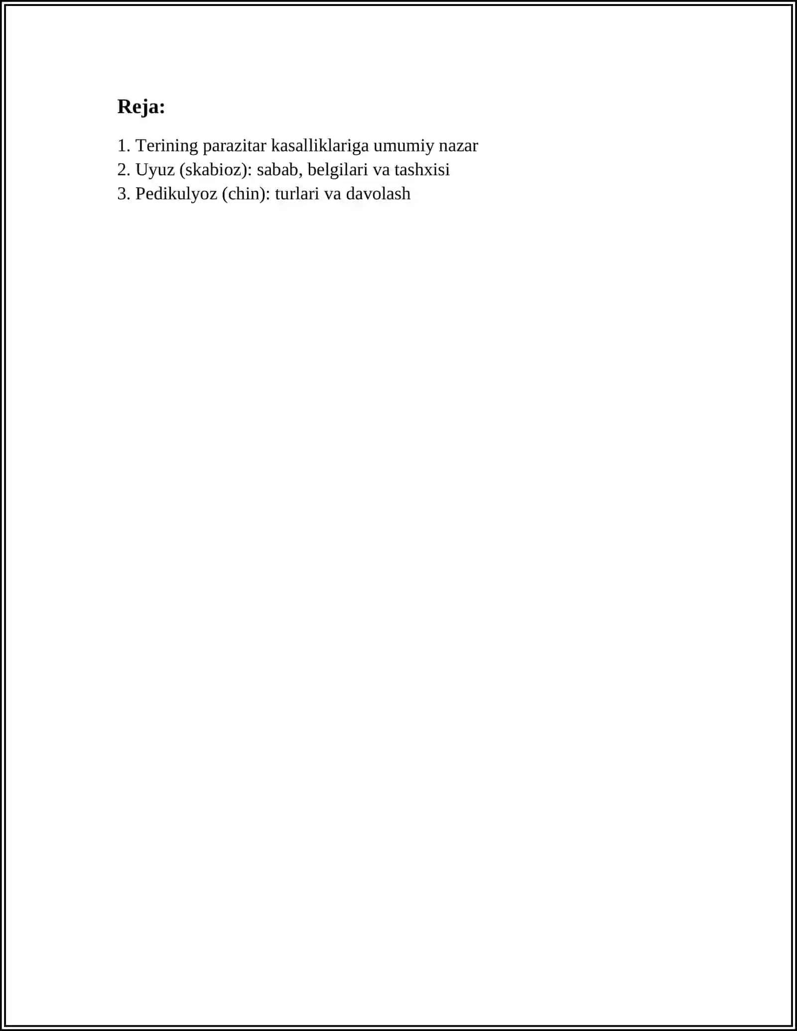 TERINING PARAZITAR KASALLIKLARI 2