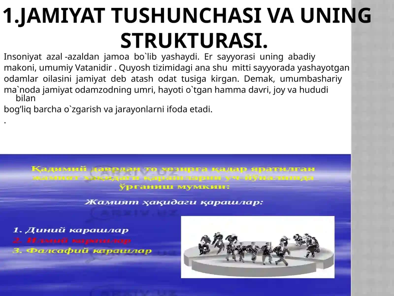 INSON VA JAMIYAT FALSAFASI 2