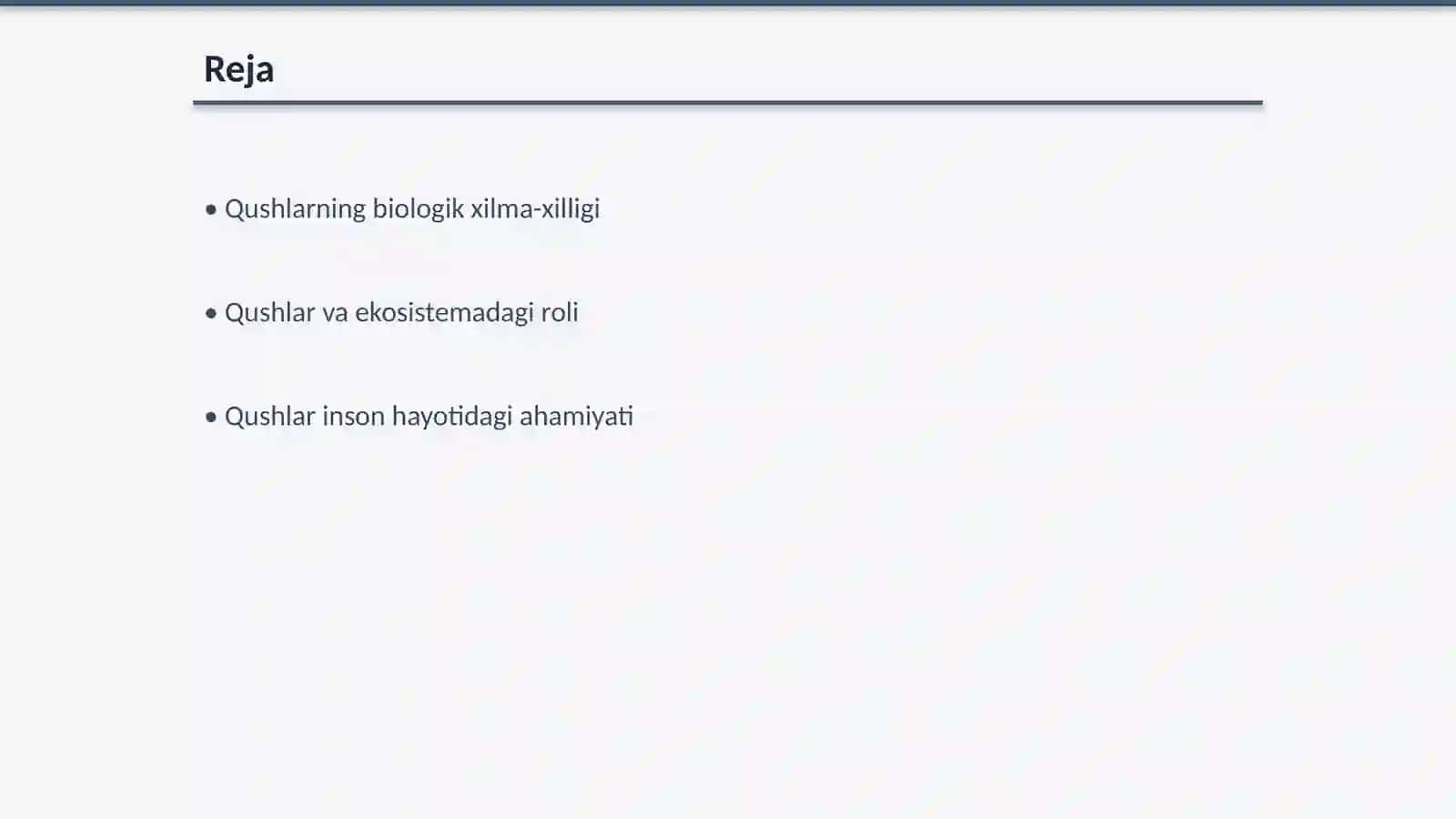 Qushlar bizning do'stimiz 2