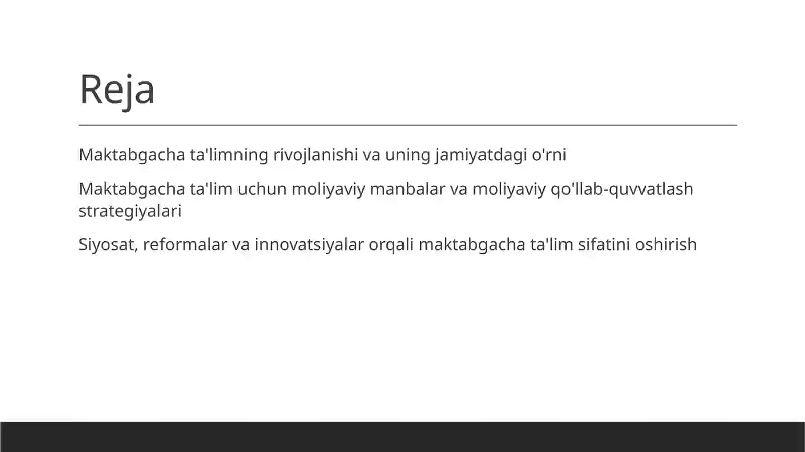 Rivojlanish poydevori 2