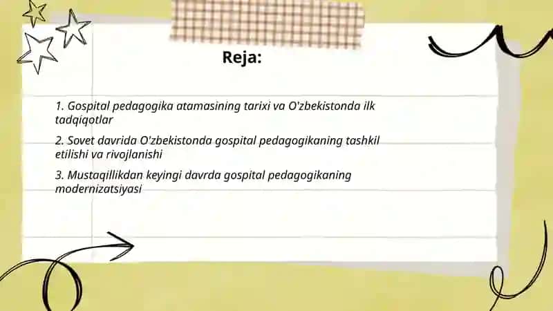 Gospital pedagogika fanining rivojlanish tarixi 2