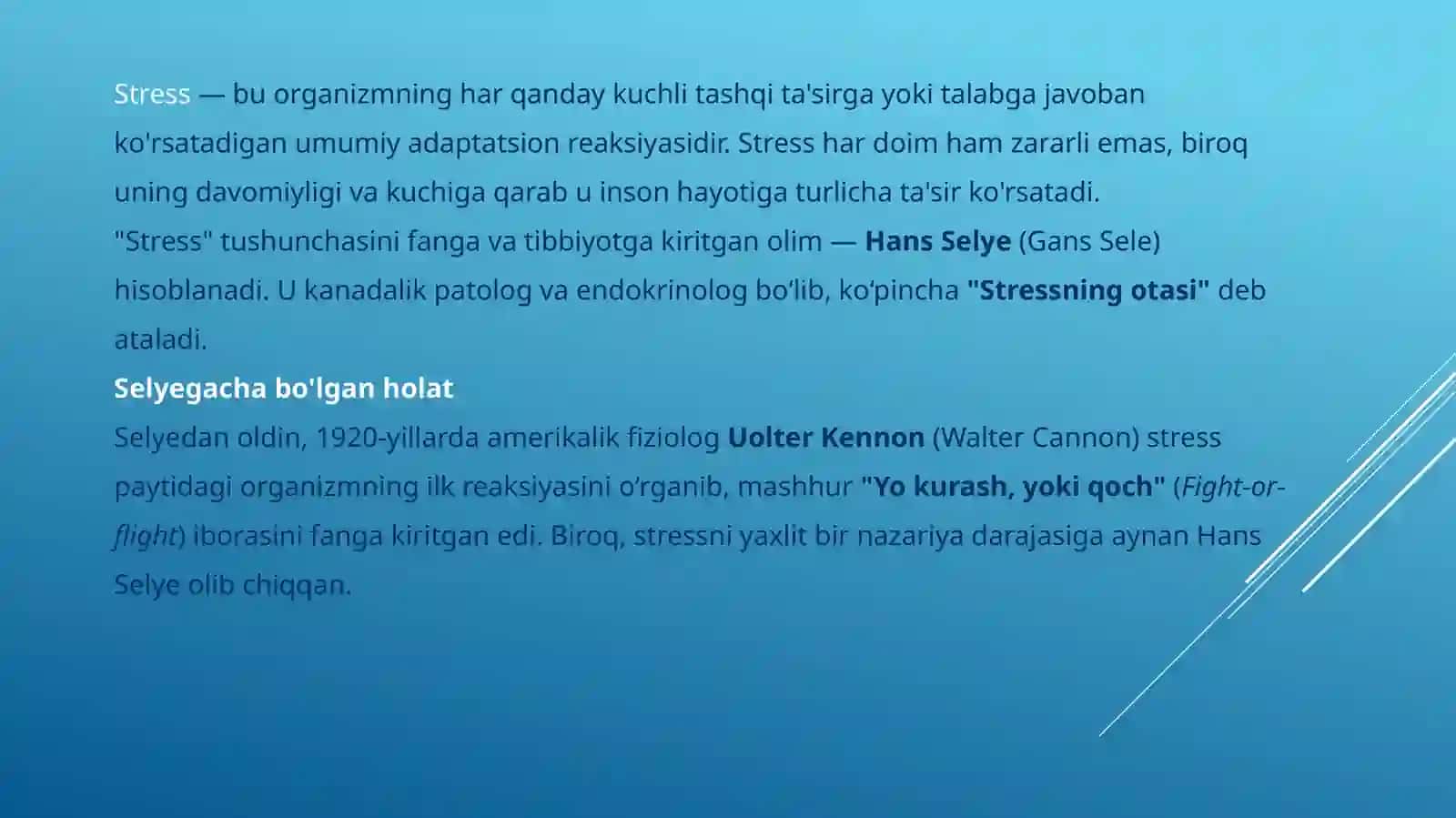 Stressni inson salomatligiga ta’siri 2