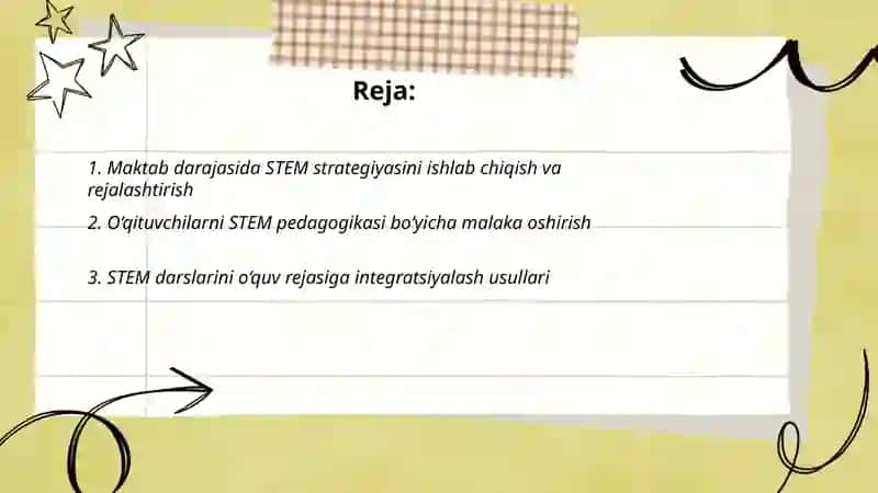 STEM yondashuvini alohida maktab darajasida amalga oshirish 2