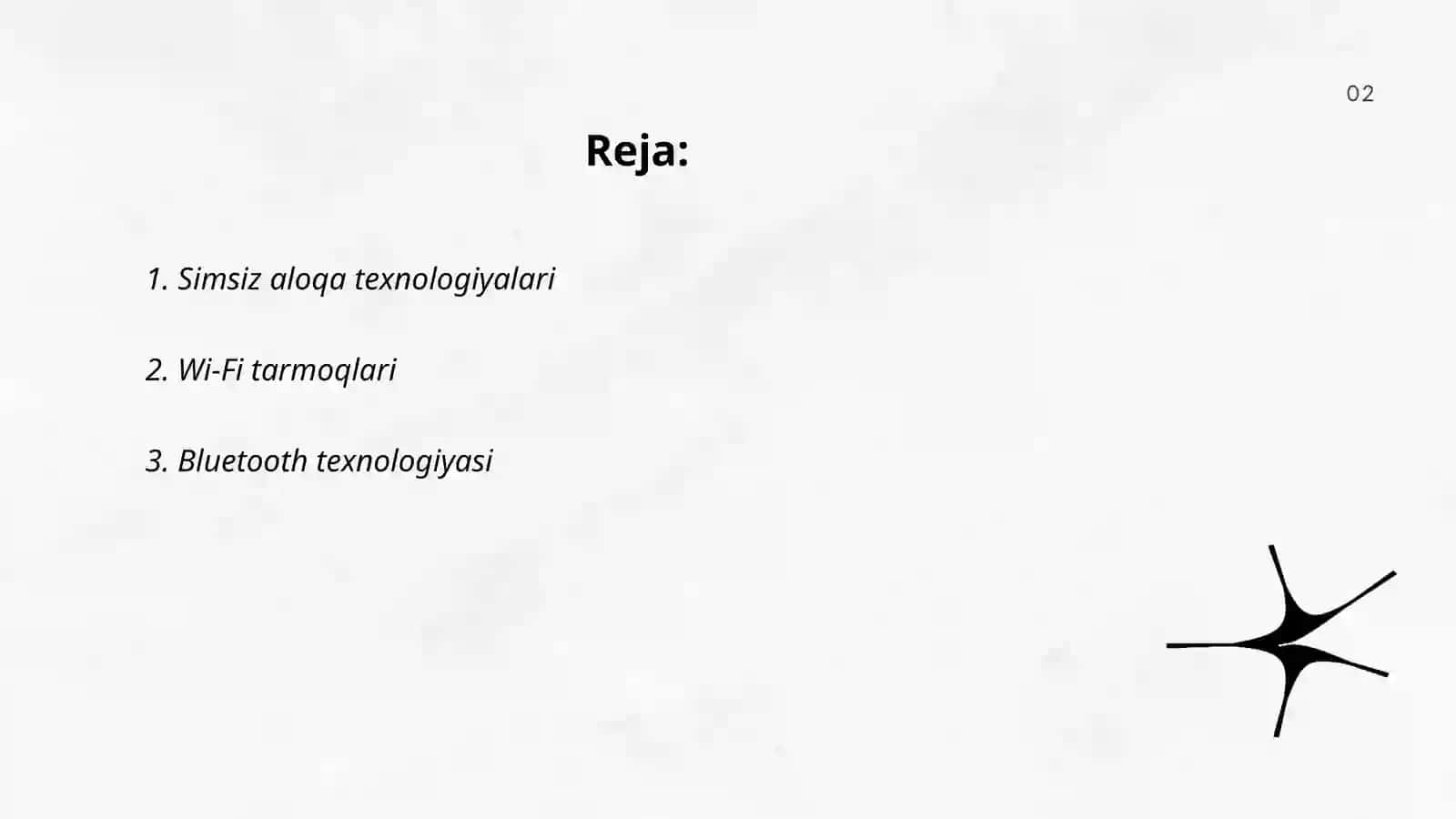 Simsiz Texnologiyalar: Umumiy Koʻrinish 2