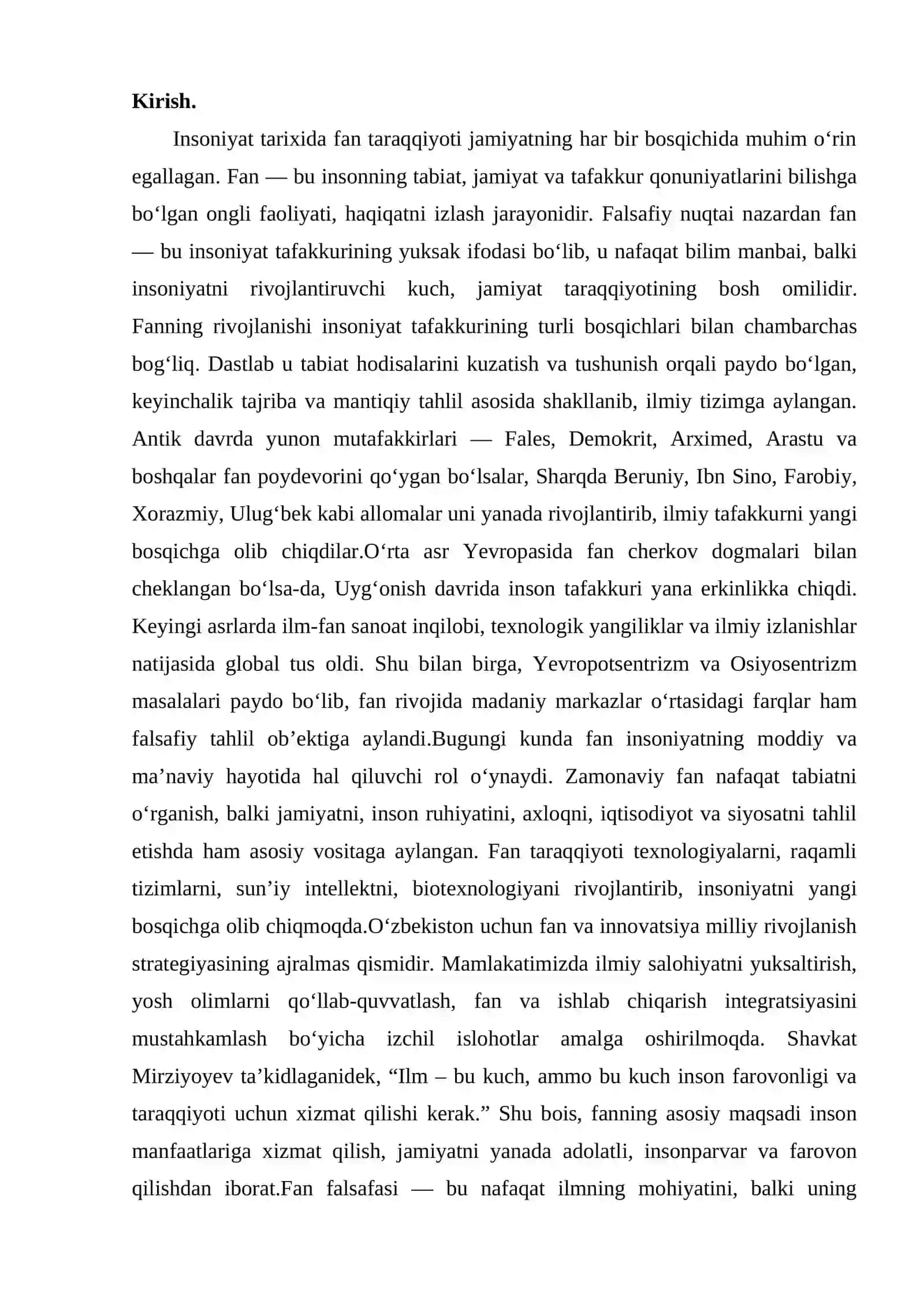 Fan falsafasi 2