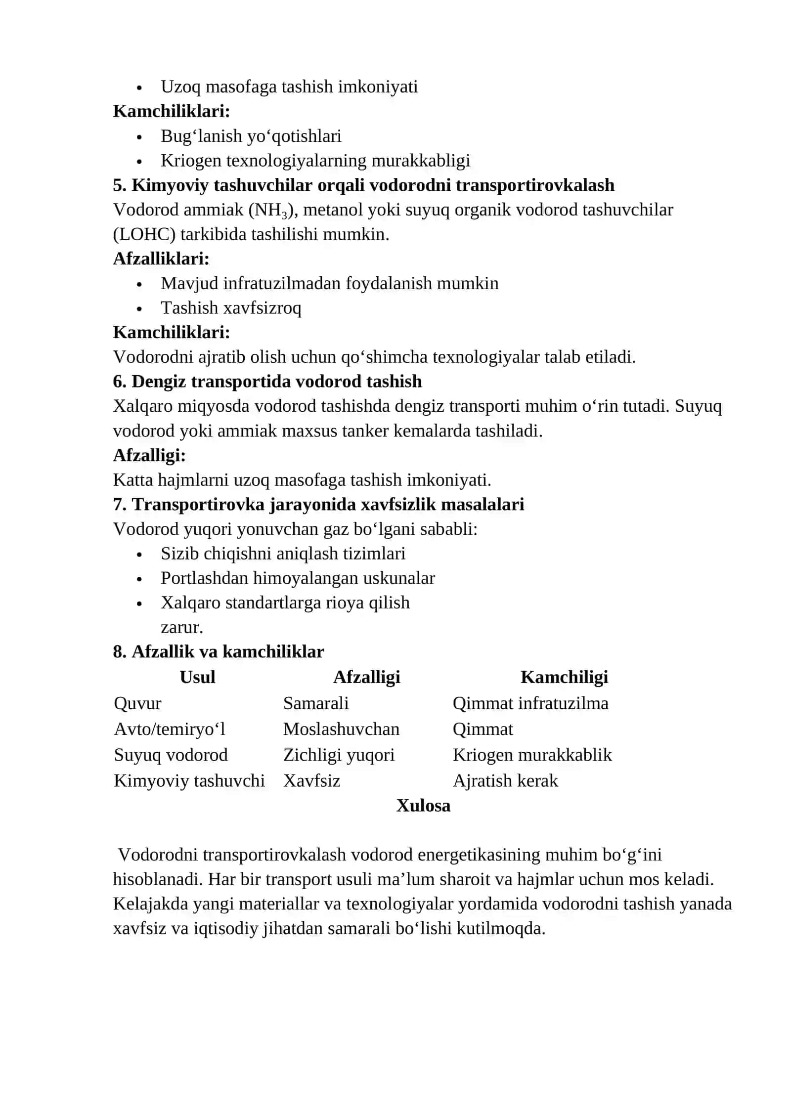 VODORODNI TRANSPORTIROVKASI 2