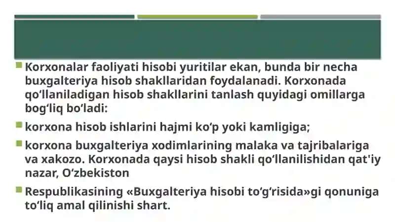 Buxgalteriyahisobini shakllarimemorial-order 2