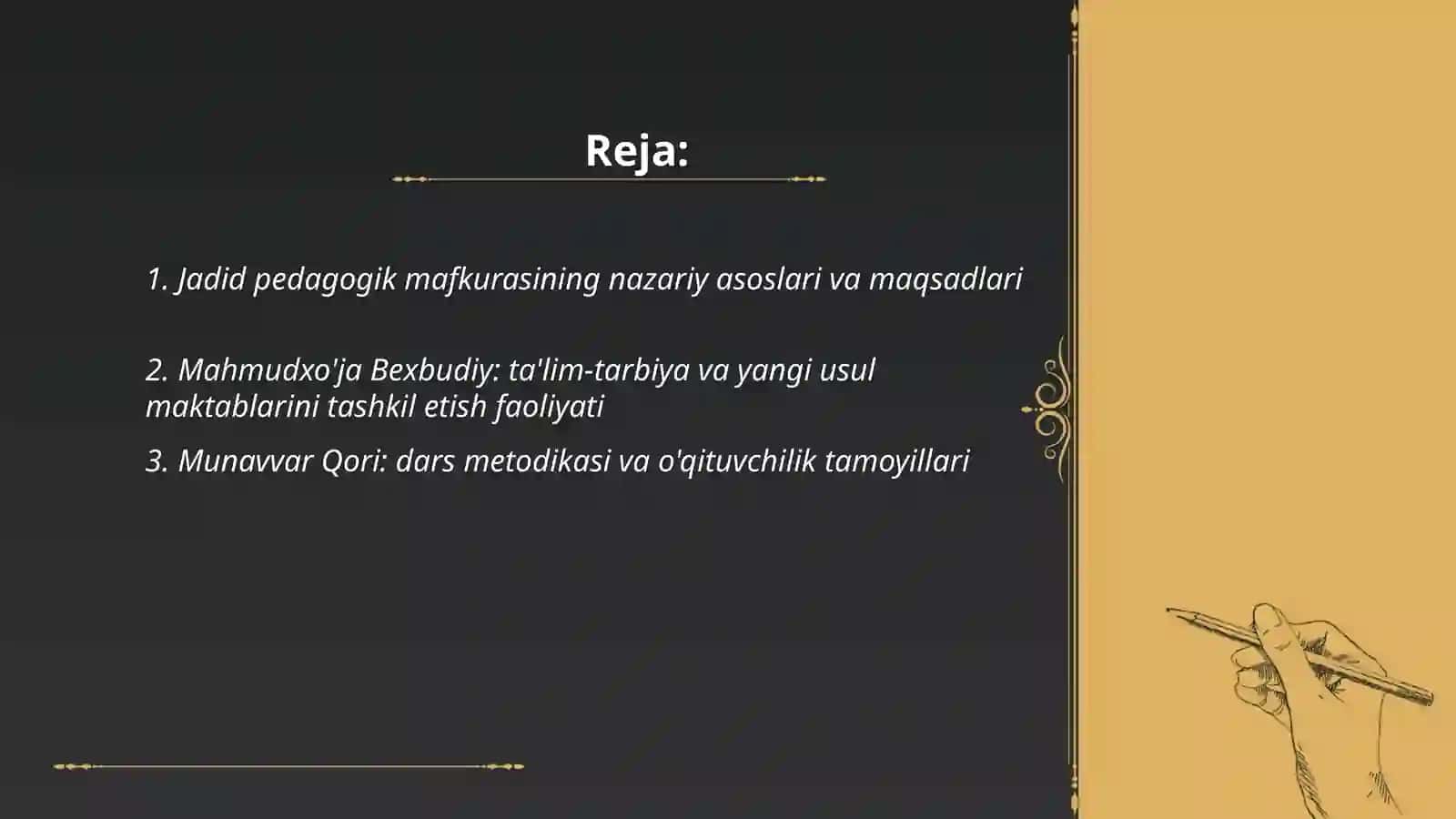 Jadid marifatparvarlarining pedogogik qarashlari 2