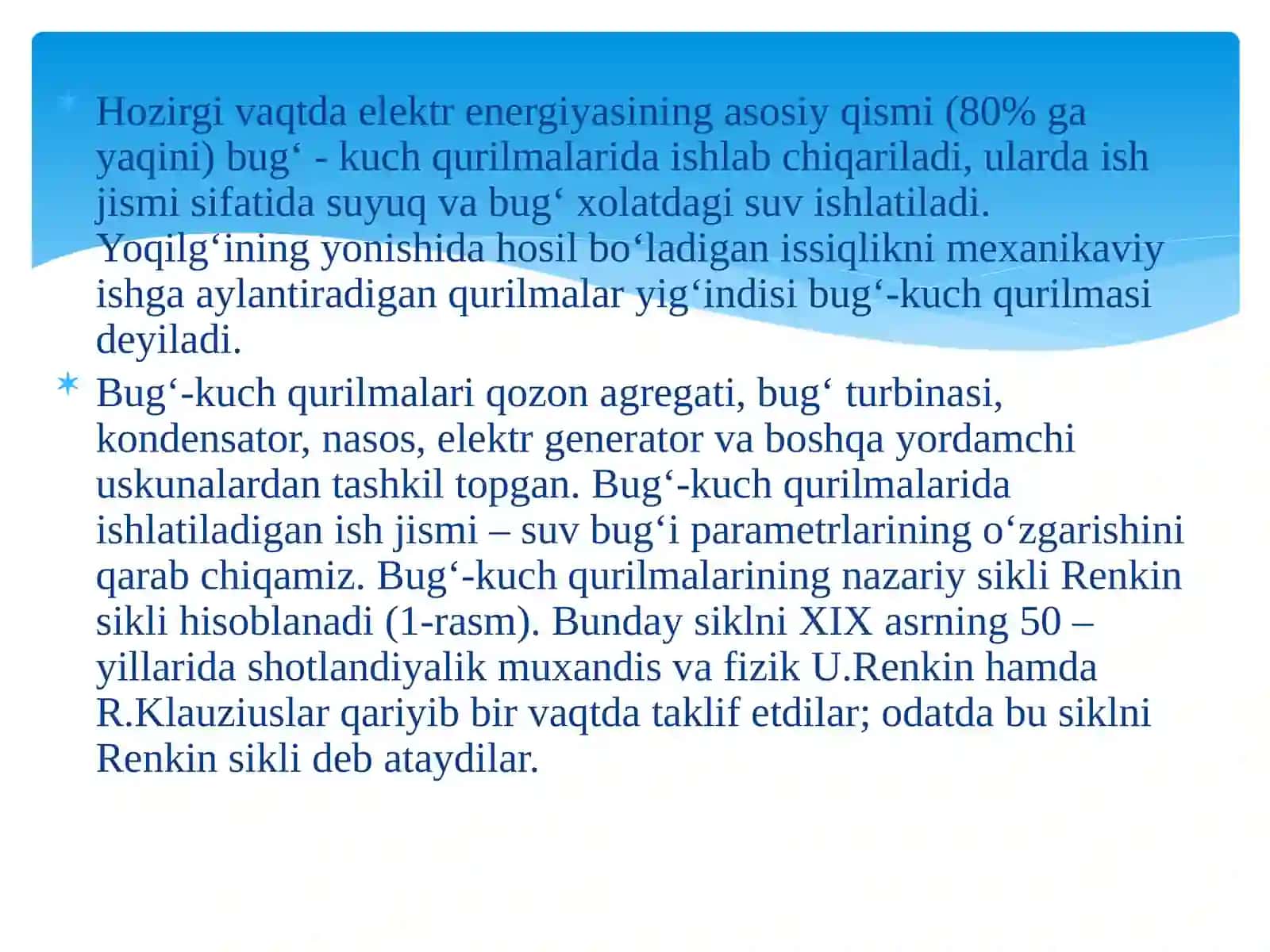 Bug’turbina qurilmalari 2