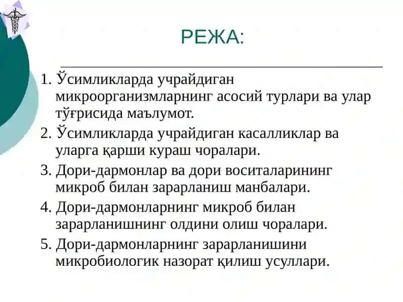 Доривор ўсимликлар хом ашёси 2
