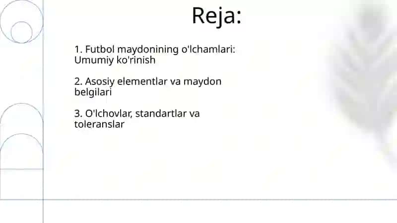 Fudboʻl oʻyini maydoni oʻlchamlari 2