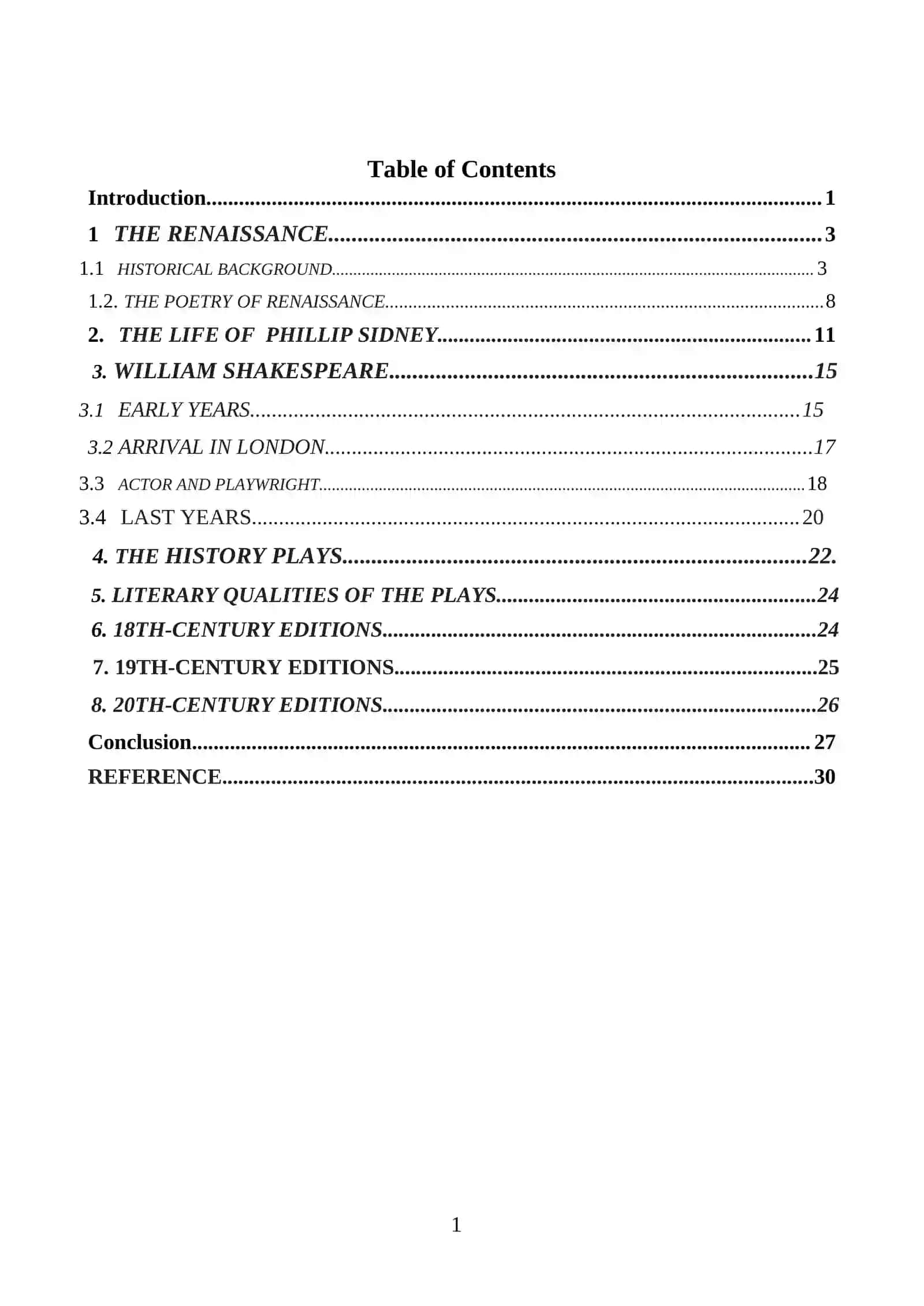 RENAISSANCE IN ENGLISH LITERARURE 2