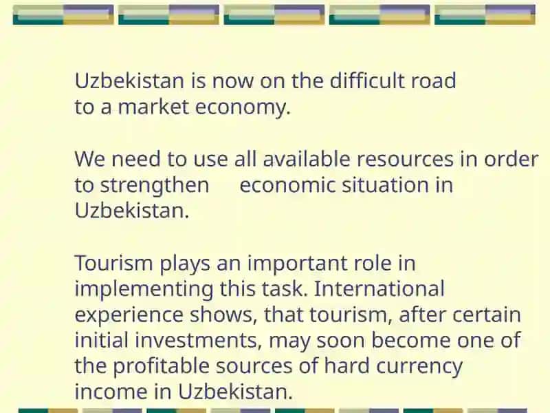 Tourism in Uzbekistan 2