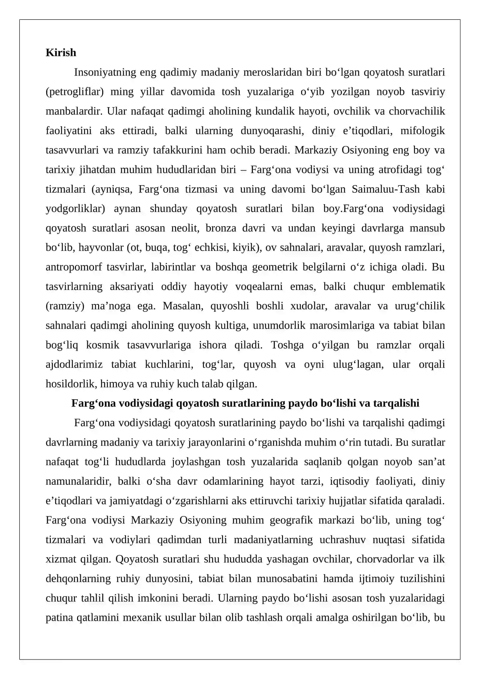 Farg’ona vodiysi qoyatosh suratlari emblematikasi 2