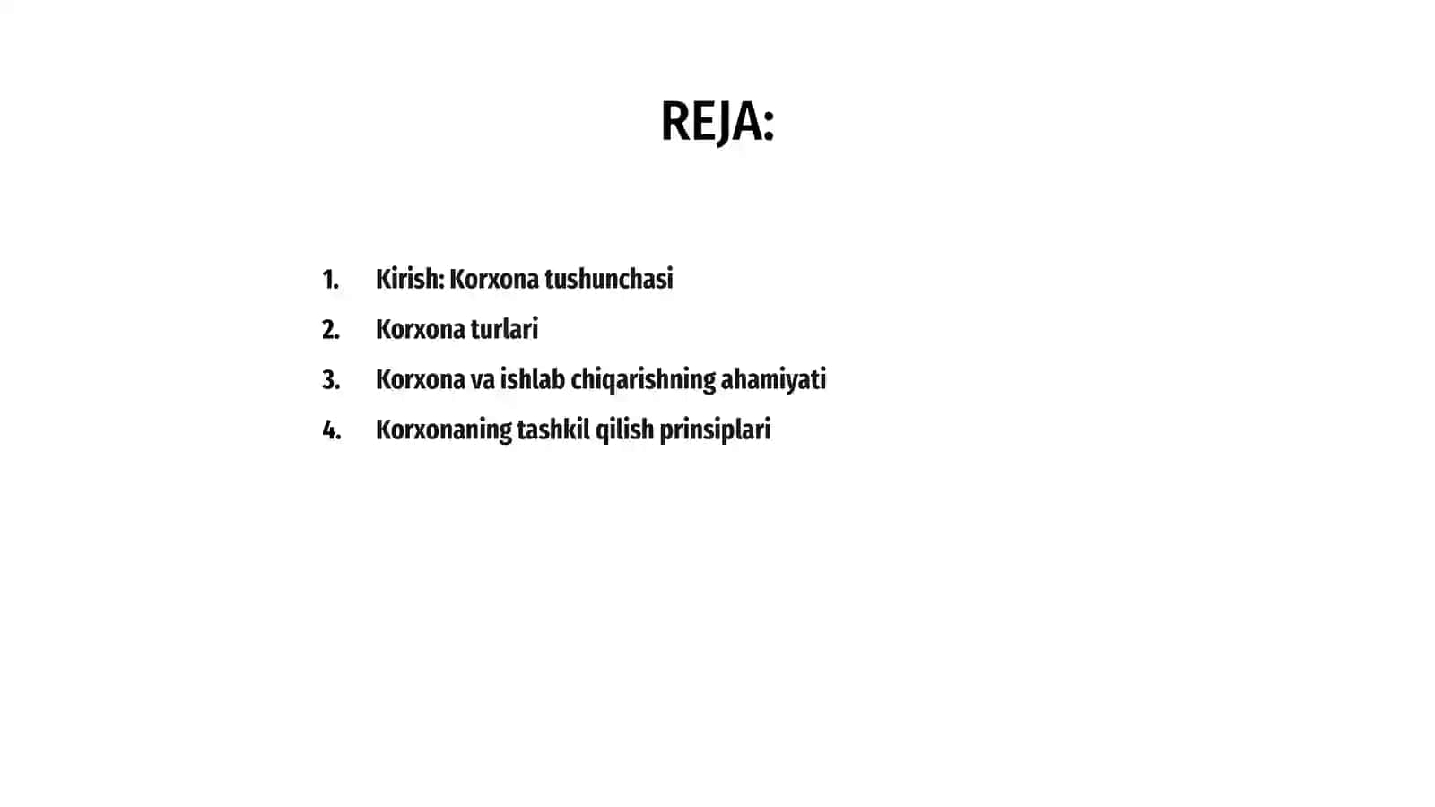 Korxonaning umumiy va ishlab chiqarish tuzilmalari 2