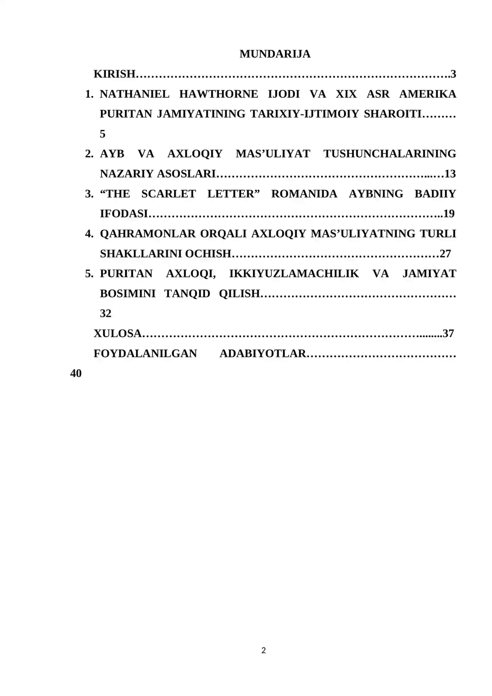 THE SCARLET LETTER 2