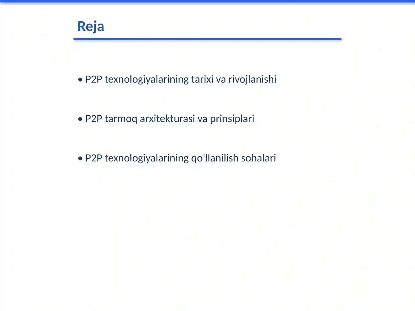 P2P texnologiyalari 2