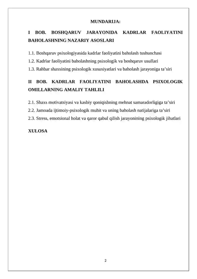 AMALIY PSIXOLOGIYA TA’LIM YO’NALISHI 2