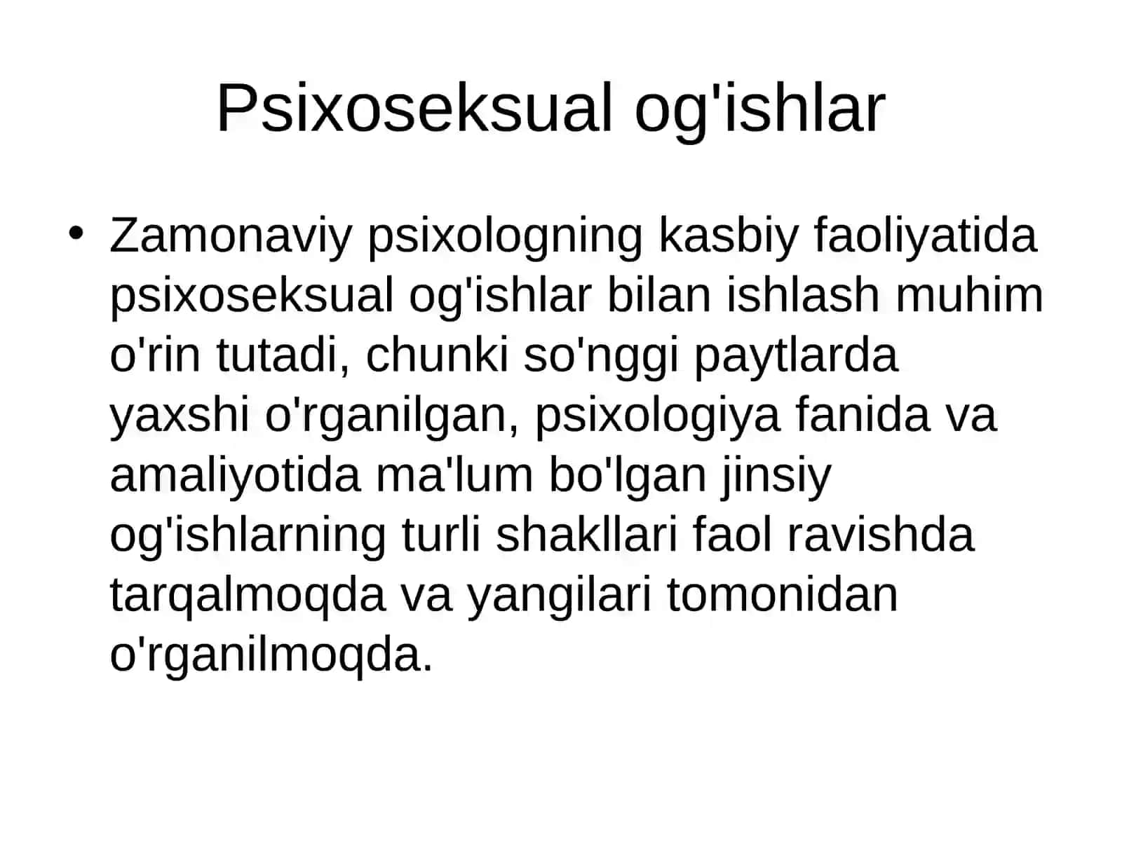Psixoseksual rivojlanish xususiyatlari.Foxishabozlik ijtimoiy va psixologik fenomen sifatida 2