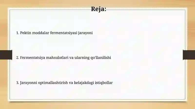 Pektinli moddalar bijgʻish jarayoni 2