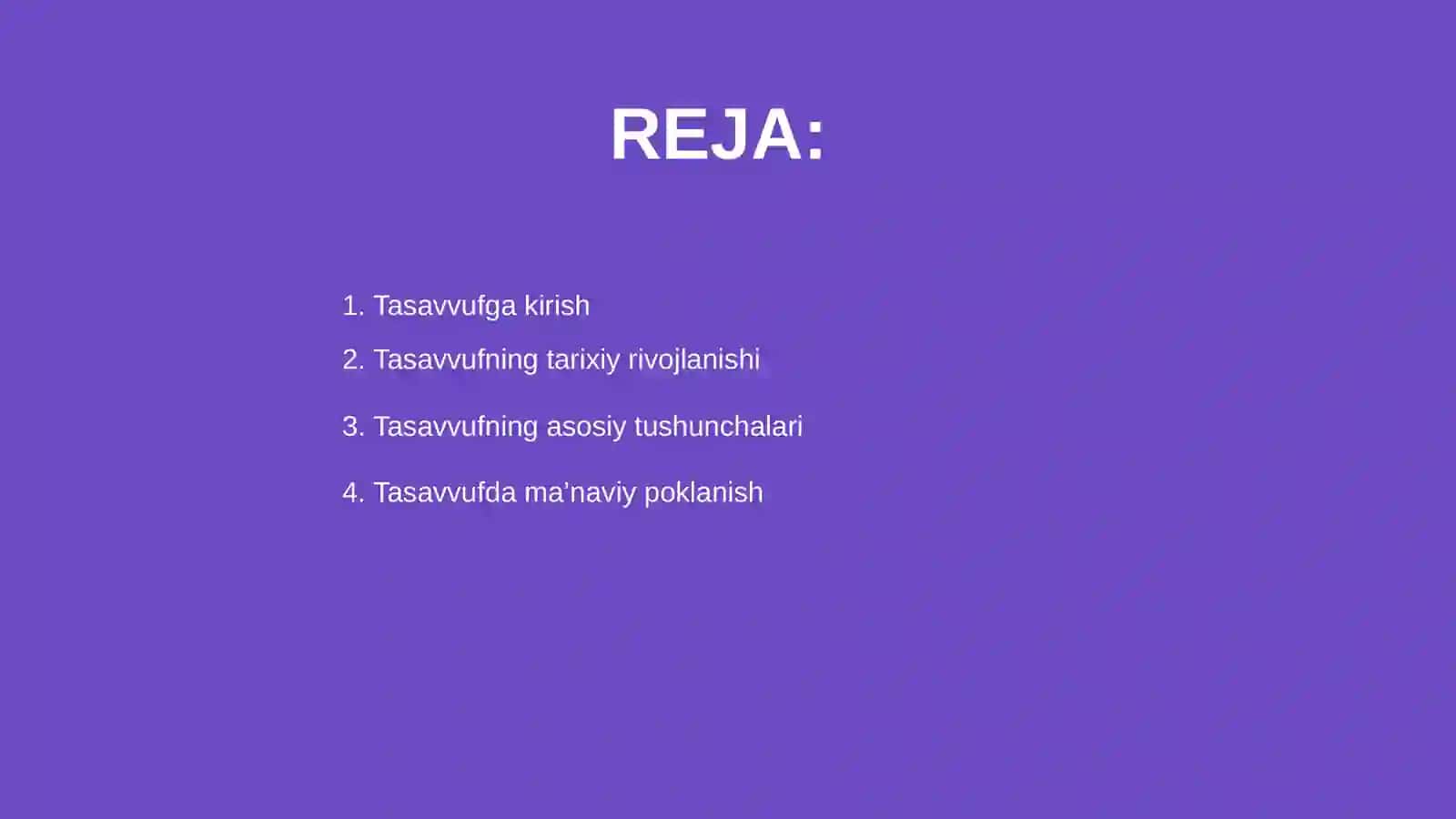 Tasavvufning mavzusi tahlili 2