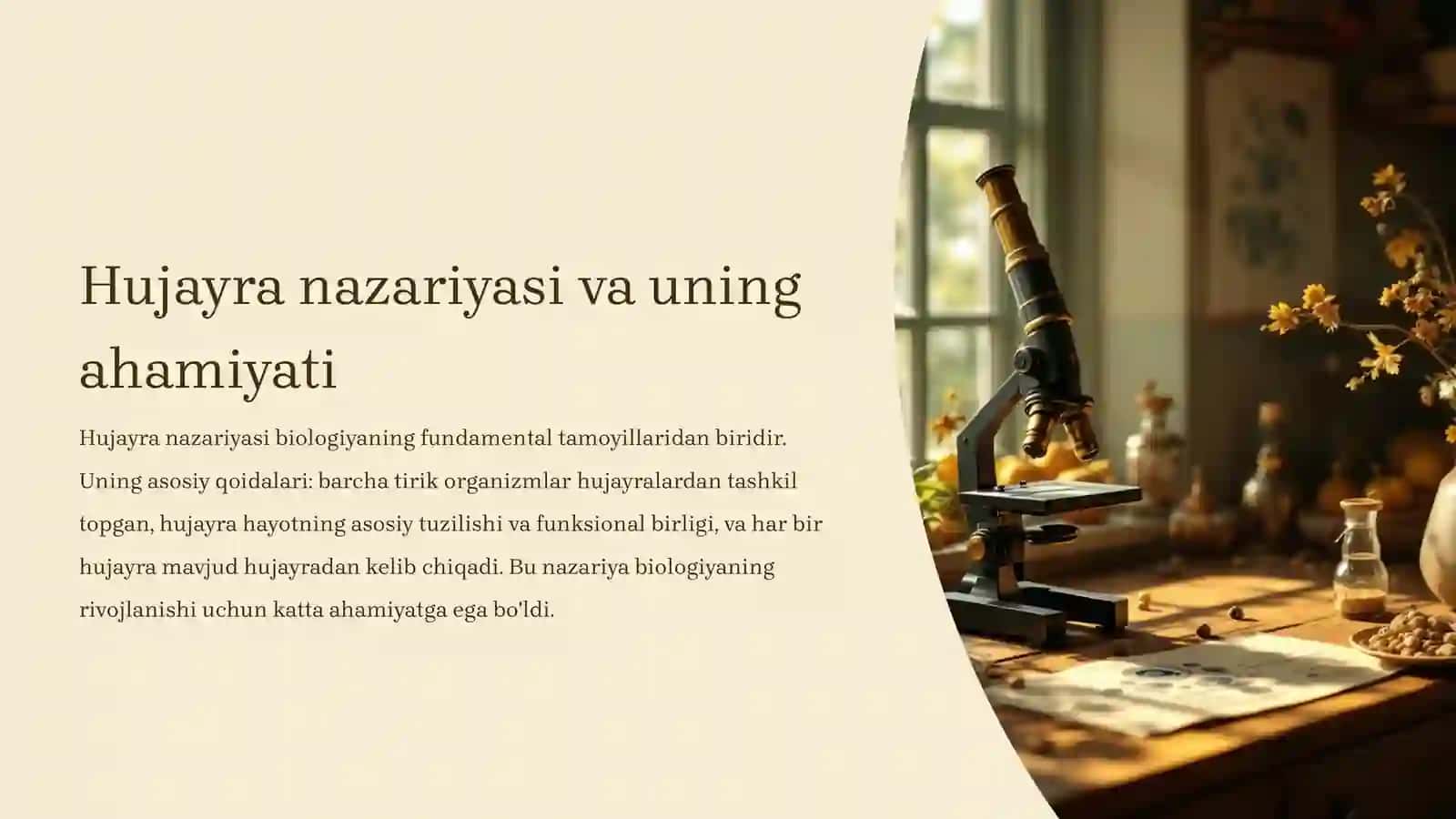 Hujayraning tuzilishi 2